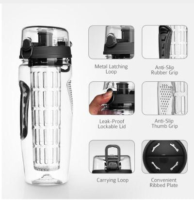 Botella Infusora de Frutas con Shaker - Portátil para Camping y Aventuras - Image 4