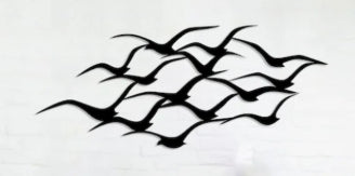 Decoración de Pared Pájaros Voladores en Metal Artesanal - Image 5
