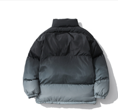 Chaqueta Acolchada con Cuello Alto Degradado - Image 2