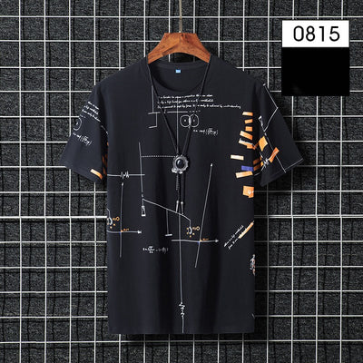 Camiseta de Algodón Cuello Redondo para Hombre - Talla Grande - Image 9