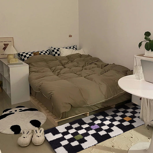 Tapete Decorativo Ajedrez para Dormitorio y Entrada - Image 13