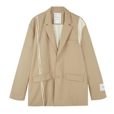Blazer Casual Khaki para Hombre - Corte Moderno y Versátil - Image 11