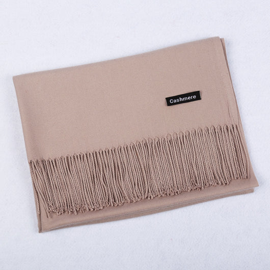 Bufanda de Cashmira Artificial Liso para Mujer 220g - Chal Cálido y Elegante - Image 19