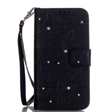 Funda Flip con Mariposa en Relieve para iPhone 7 y Galaxy S7 con Compartimentos para Tarjetas - Image 2