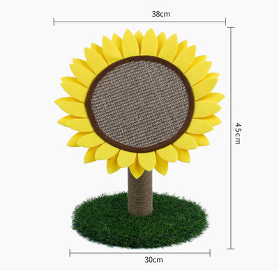 Rascador de Sisal con Diseño de Girasol - Image 3