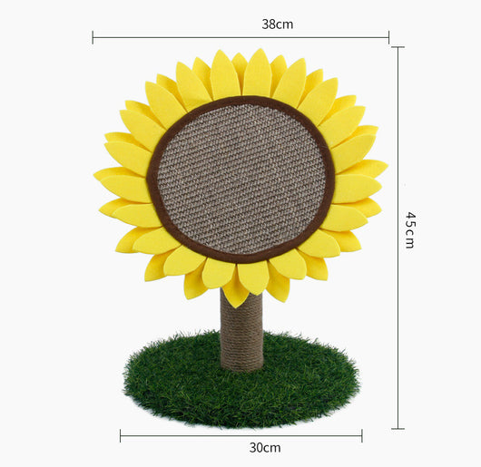 Rascador de Sisal con Diseño de Girasol - Image 3