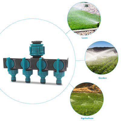 Divisor de Agua de Cuatro Salidas de Una Sola Dirección - Image 3