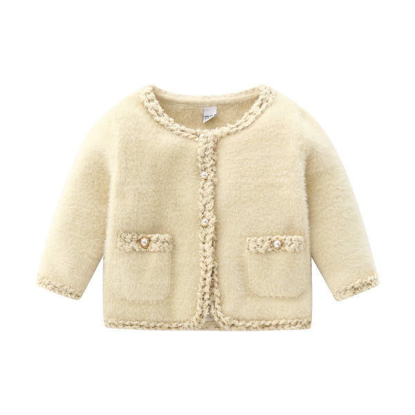 Cardigan Tejido de Manga Larga con Aroma Delicado