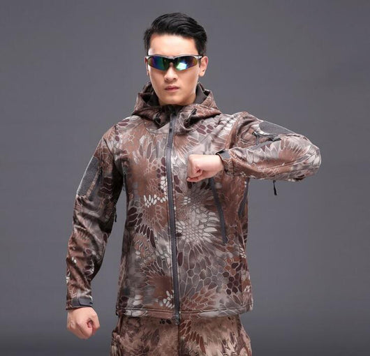 Chaqueta Táctica Softshell Shark Skin TAD V4 Impermeable para Hombre - Image 7