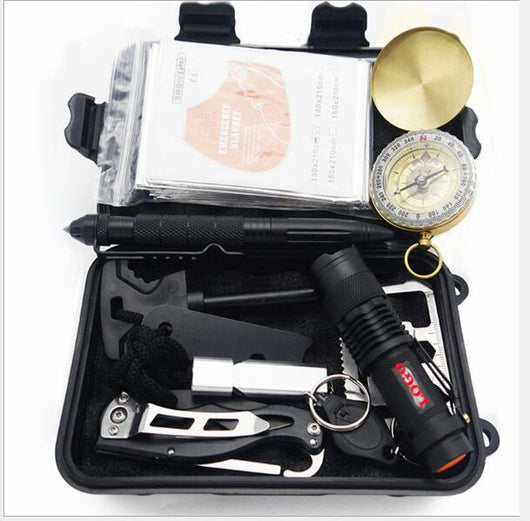 Kit de Supervivencia y Primeros Auxilios Multifuncional para Aventuras