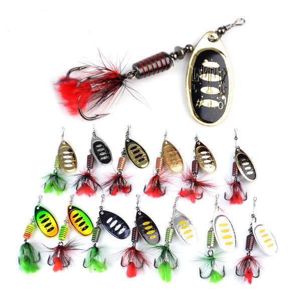 Señuelo Biónico Rotatorio de Metal para Pesca Marina