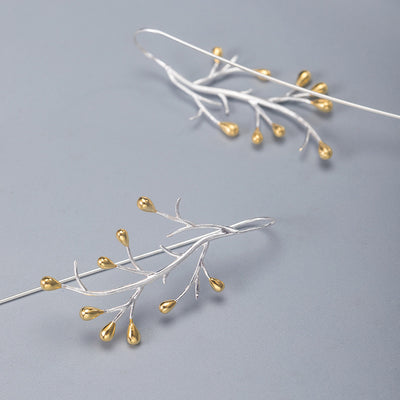 Aretes Étnicos Rama Artesanal - Image 3