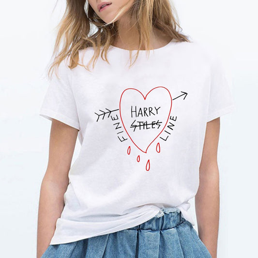Playera Harry Styles Fine Line para Mujer - Camiseta Casual de Moda