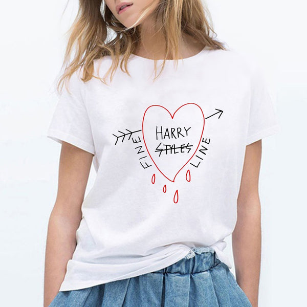 Playera Harry Styles Fine Line para Mujer - Camiseta Casual de Moda