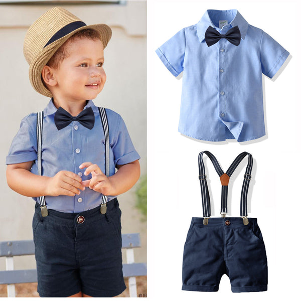 Conjunto infantil: Camisa y Overol para niño