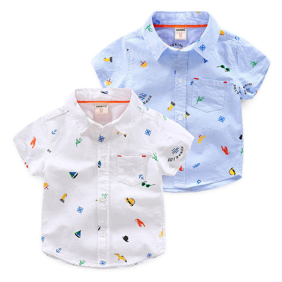 Camisa de Manga Corta para Niños