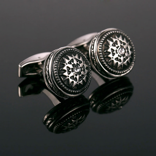 Gemelos de Negocios con Diamantes Franceses
