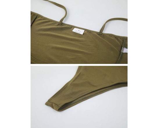 Traje de Baño Enterizo Sexy con Nudo y Estampado ZC2520 - Image 7