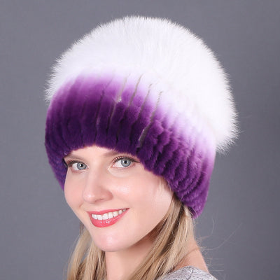 Gorro de Invierno de Piel de Conejo Rex - Abrigo Máximo - Image 4