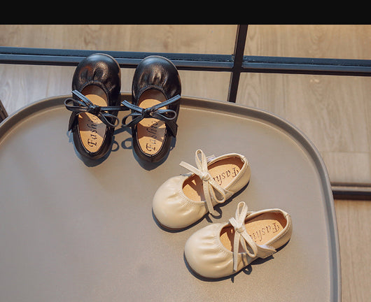Zapatos Escolares Infantiles Estilo Coreano con Moño Negro - Image 23