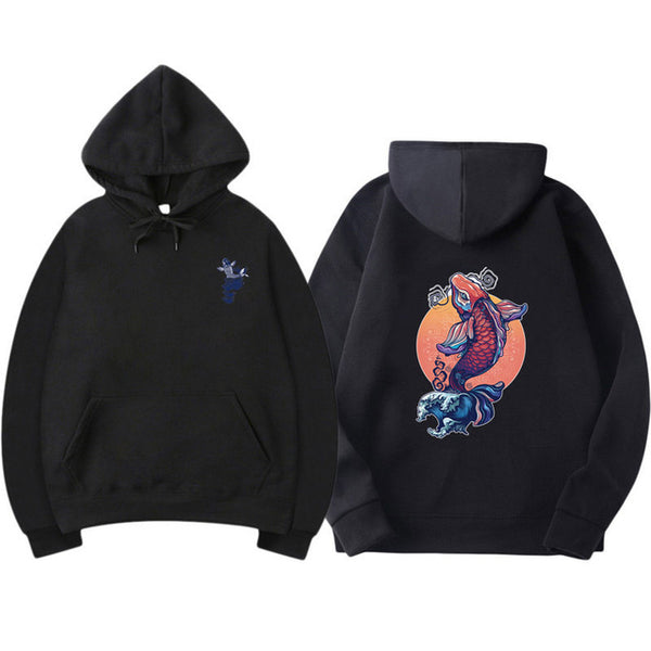 Sudadera con Estampado de Carpa - Image 4