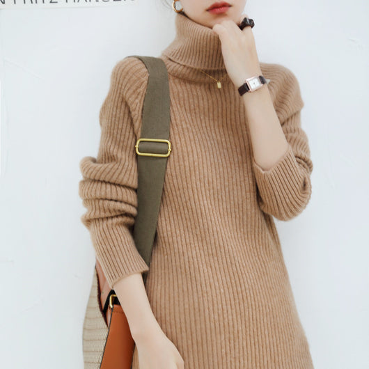 Suéter de Lana Holgado para Mujer Talla Grande - Otoño - Image 10