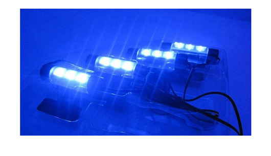 Luces Ambientales LED para Auto - Iluminación Decorativa Azul 780 - Image 3