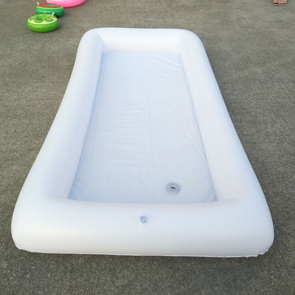Tanque Rectangular de Hielo en PVC de Alta Capacidad