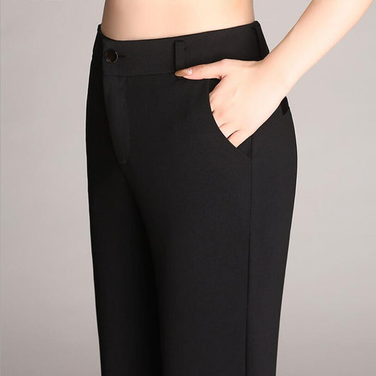 Pantalones de Trabajo Rectos Cintura Alta para Mujer - Image 2