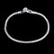 3mm snake bone Plateado Bracelet Plateado 3mm