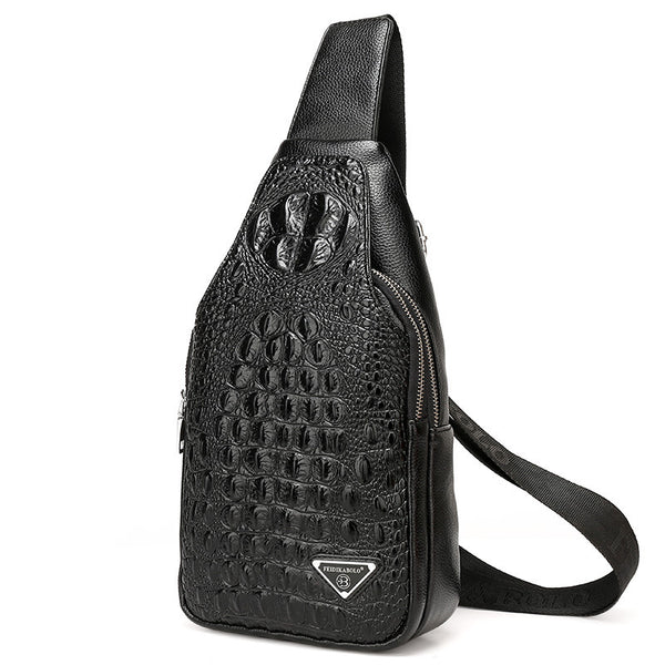 Bolsa de Pecho con Patrón para Hombre - Mochila Cruzada y Cintura - Image 6