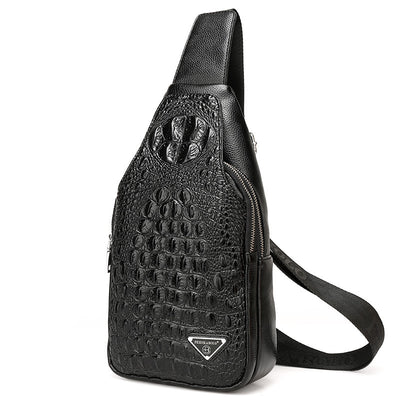 Bolsa de Pecho con Patrón para Hombre - Mochila Cruzada y Cintura - Image 6