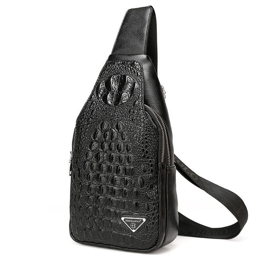 Bolsa de Pecho con Patrón para Hombre - Mochila Cruzada y Cintura - Image 6