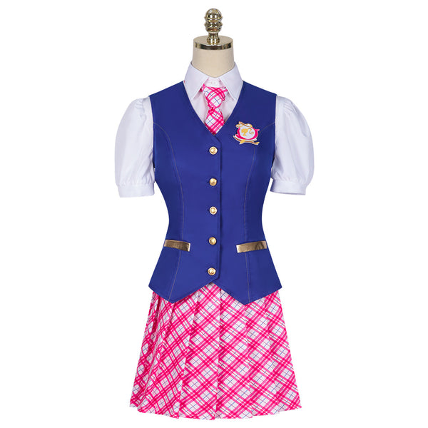 Uniforme Escolar Elegante: Blusa y Falda Plisada Estilo Colegiala