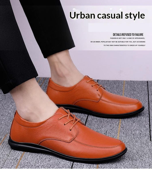 Zapatos Casuales de Cuero para Hombre con Suela Suave - Image 11