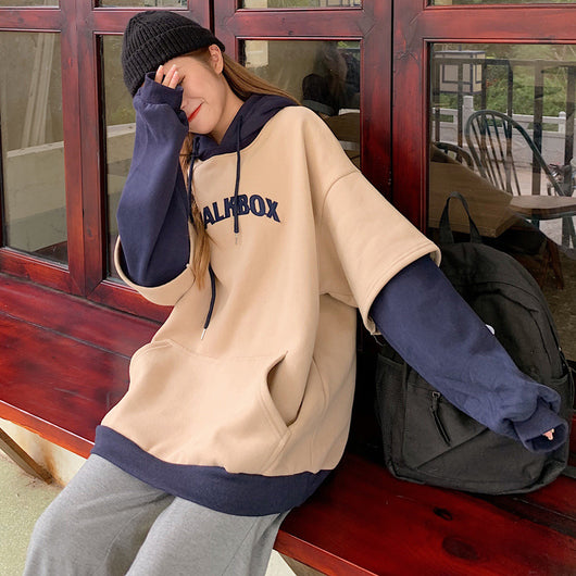 Suéter Deportivo Dos Texturas con Capucha para Mujer - Image 18