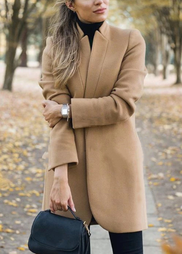 Abrigo Largo de Lana Premium - Elegancia y Calidez para Tallas Grandes - Image 10