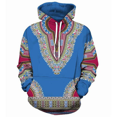 Sudaderas Hoodie Hombre Estampado 3D Diseño Africano Tradicional - Image 2