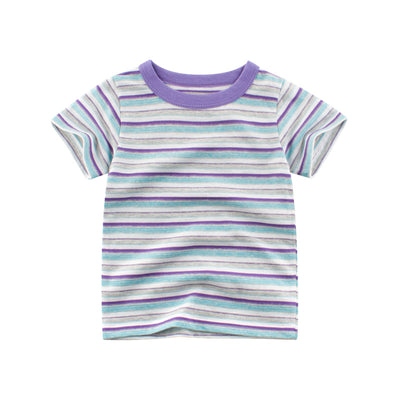 Playera Infantil de Rayas para Verano - Manga Corta - Image 13