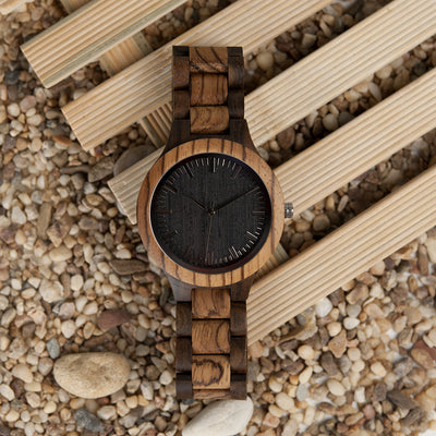 Reloj de Madera para Hombre Inter-Wood Quartz - Elegancia Natural - Image 8