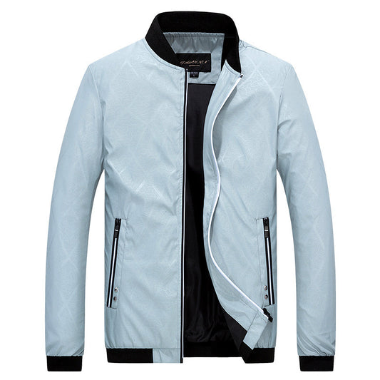 Chaqueta de Béisbol con Cuello Deportivo para Hombre - Colección Otoño