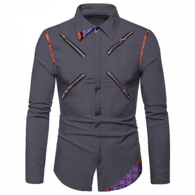 Camisa Casual de Algodón Poliéster Juvenil Blanca con Cuello Solapa - Image 11