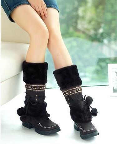 Botas para Mujer con Pelaje Sintético Caña Media - Image 8