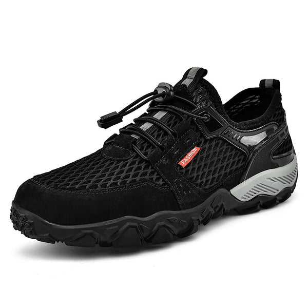 Zapatos de Cuero Transpirables para Hombre - Calzado Deportivo Outdoor de Suela Blanda Antideslizante - Image 6