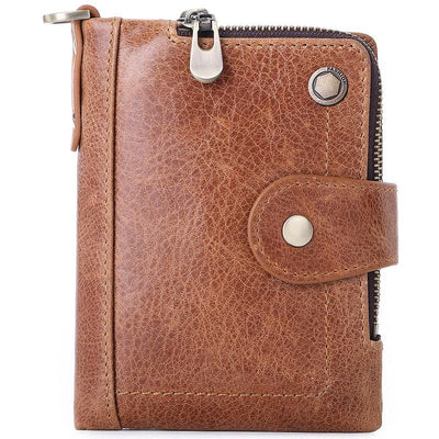 Bolsa de Cuero Genuino con Cierre de Hebilla - Estilo Casual y Versátil - Image 20