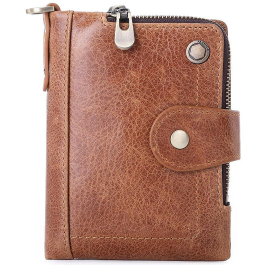 Bolsa de Cuero Genuino con Cierre de Hebilla - Estilo Casual y Versátil - Image 20