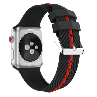 Pulsera Deportiva de Silicona con Diseño de Flecha Bicolor - Image 2