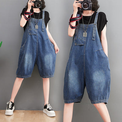 Pantalones Harem Casuales con Rayas y Contraste de Colores