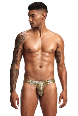 Panties Brillantes de Cintura Baja con Estampado Serpiente - Image 4