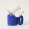 Taza Nórdica Azul Klein 3D - Vaso de Agua con Diseño Moderno